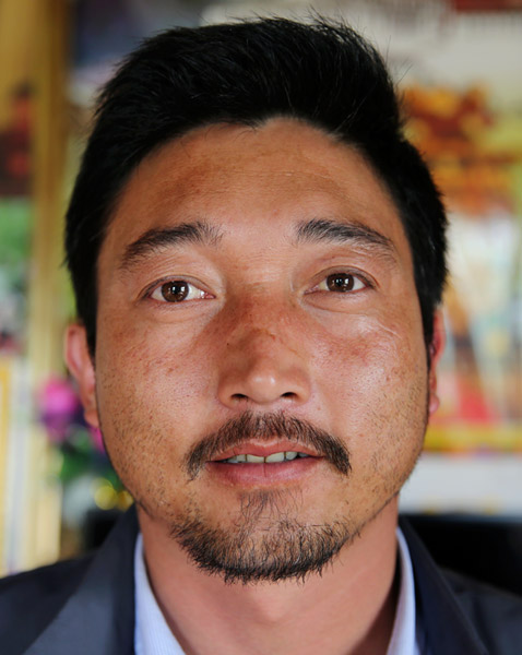 Nyima Tsering, local resident (Photo/China Daily) Nyima Tsering, local resident (Photo/China Daily)