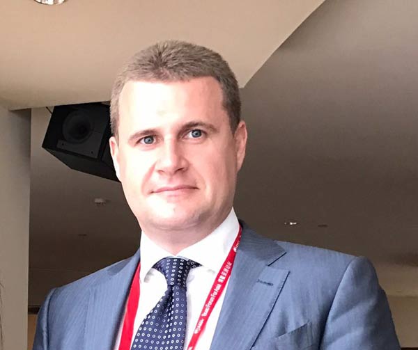 Alexei Chekunkov, CEO of Moscow-based Far East Development Fund. (Photo provided to chinadaily.com.cn)