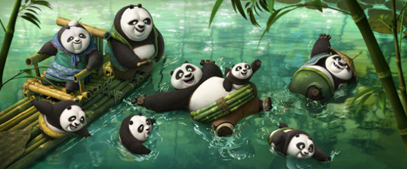 The coproduction Kung Fu Panda 3. (Photo provided to China Daily)