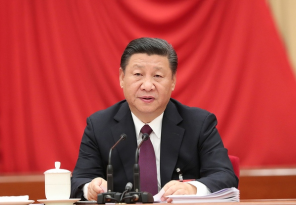 Xi Jinping, general secretary of the Communist Party of China Central Committee, speaks on Saturday. (MA ZHANCHENG / XINHUA) Xi Jinping, general secretary of the Communist Party of China Central Committee, speaks on Saturday. (MA ZHANCHENG / XINHUA)