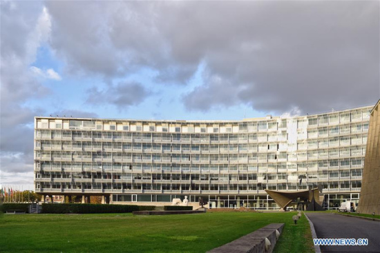 Photo taken on Oct. 12, 2017 shows the United Nations Educational, Scientific and Cultural Organization (UNESCO) headquarters in Paris, France. The United States on Thursday informed the UNESCO that it would formally withdraw from the organization on Dec. 31, 2018. (Xinhua/Chen Yichen) Photo taken on Oct. 12, 2017 shows the United Nations Educational, Scientific and Cultural Organization (UNESCO) headquarters in Paris, France. The United States on Thursday informed the UNESCO that it would formally withdraw from the organization on Dec. 31, 2018. (Xinhua/Chen Yichen)