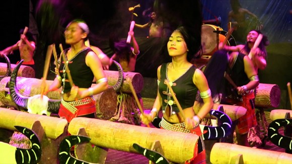 A Wa performance. (Photo/CGTN) A Wa performance. (Photo/CGTN)