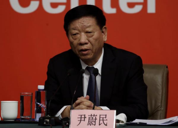 Yin Weimin, minister of Human Resources and Social Security, speaks at a news conference of the 19th National Congress of the Communist Party of China in Beijing, Oct 22, 2017. (Photo by Edmond Tang/China Daily) Yin Weimin, minister of Human Resources and Social Security, speaks at a news conference of the 19th National Congress of the Communist Party of China in Beijing, Oct 22, 2017. (Photo by Edmond Tang/China Daily)