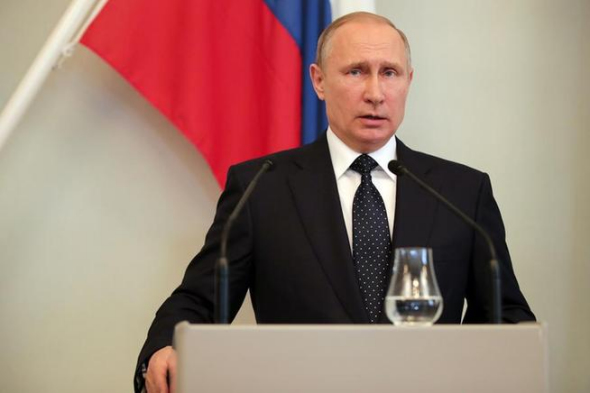 Russian President Vladimir Putin speaks at a press conference in Punkaharju, a resort in Savonlinna, eastern Finland, on July 27, 2017. (File photo/ Xinhua) Russian President Vladimir Putin speaks at a press conference in Punkaharju, a resort in Savonlinna, eastern Finland, on July 27, 2017. (File photo/ Xinhua)