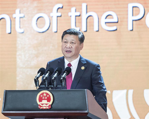 Chinese President Xi Jinping delivers a keynote speech at the Asia-Pacific Economic Cooperation (APEC) CEO Summit in Da Nang, Vietnam, Nov. 10, 2017. (Xinhua/Li Tao) Chinese President Xi Jinping delivers a keynote speech at the Asia-Pacific Economic Cooperation (APEC) CEO Summit in Da Nang, Vietnam, Nov. 10, 2017. (Xinhua/Li Tao)