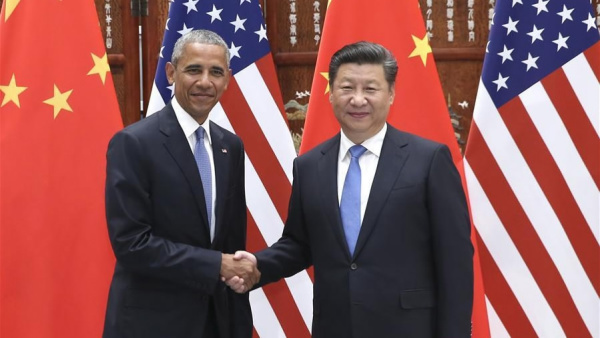Chinese President Xi Jinping (R) meets with Barack Obama in Hangzhou, capital city of east China's Zhejiang province, Sept. 3, 2016. /Xinhua Photo Chinese President Xi Jinping (R) meets with Barack Obama in Hangzhou, capital city of east China's Zhejiang province, Sept. 3, 2016. /Xinhua Photo