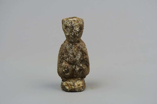 A Han Dynasty pottery figurine discovered at the Zhoukou excavation site in Henan Province (Photo/Courtesy of Liu Haiwang) A Han Dynasty pottery figurine discovered at the Zhoukou excavation site in Henan Province (Photo/Courtesy of Liu Haiwang)