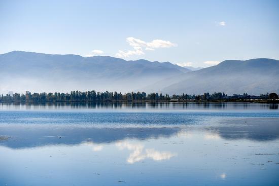 The Cibi Lake in southwest China's Yunnan Province. (Photo/Xinhua) The Cibi Lake in southwest China's Yunnan Province. (Photo/Xinhua)
