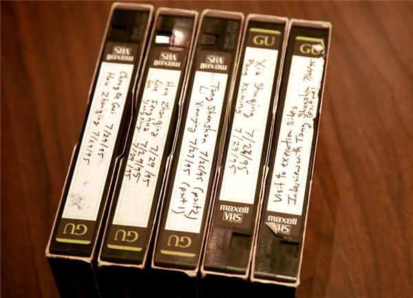 Tapes recorded by Iris Chang, author of The Rape of Nanking. (China Daily) Tapes recorded by Iris Chang, author of The Rape of Nanking. (China Daily)