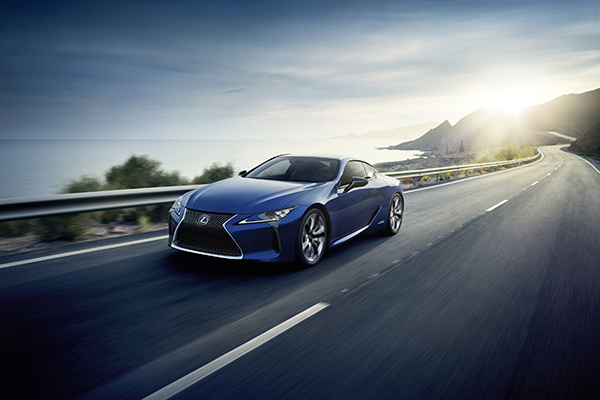 The all-new Lexus LC 500h coupe. [Photo provided to China Daily The all-new Lexus LC 500h coupe. [Photo provided to China Daily