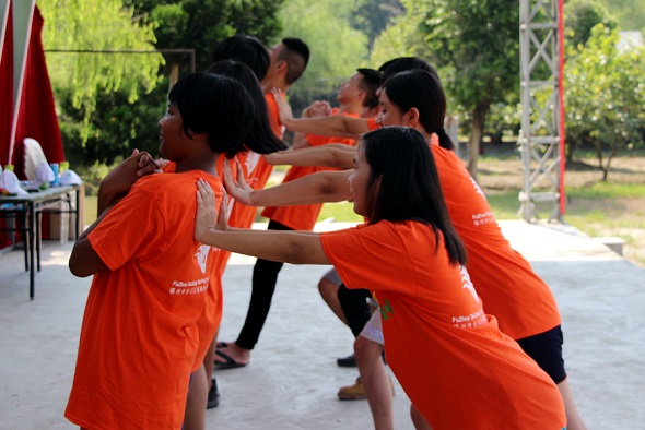 Young people attend a Kunpeng program in Fujian province. (Photo provided to China Daily)