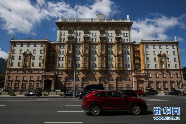U.S. embassy in Moscow, Russia (Xinhua file photo) U.S. embassy in Moscow, Russia (Xinhua file photo)