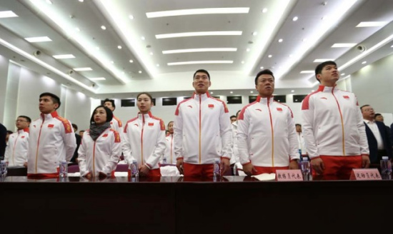 The Chinese delegation headed to the 2018 Winter Olympics in Pyongchang, South Korea has come together in Beijing, January 31, 2018. (Photo: China Plus/Li Jin) The Chinese delegation headed to the 2018 Winter Olympics in Pyongchang, South Korea has come together in Beijing, January 31, 2018. (Photo: China Plus/Li Jin)
