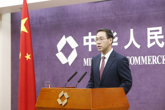 China's Ministry of Commerce spokesperson Gao Feng holds a press conference in Beijing, Feb. 1, 2018. (Photo/gov.cn) China's Ministry of Commerce spokesperson Gao Feng holds a press conference in Beijing, Feb. 1, 2018. (Photo/gov.cn)