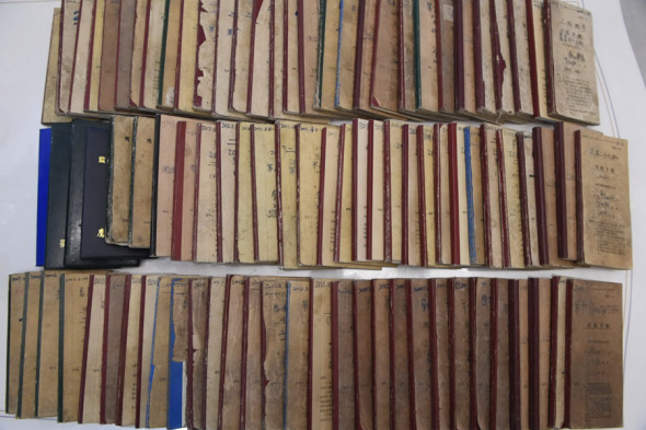 Yu Xiangyang's notebooks, Jan 30, 2018. (Photo/Xinhua) Yu Xiangyang's notebooks, Jan 30, 2018. (Photo/Xinhua)