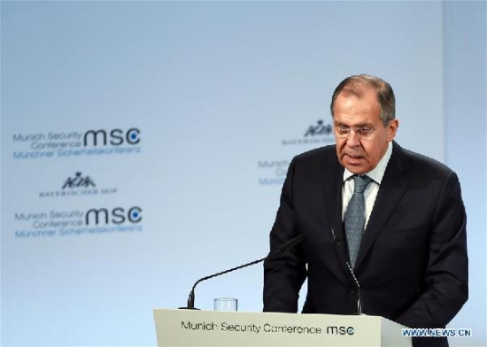 Russian Foreign Minister Sergey Lavrov (Xinhua photo)