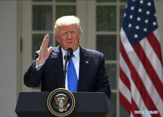 U.S. President Donald Trump (Xinhua file photo) U.S. President Donald Trump (Xinhua file photo)
