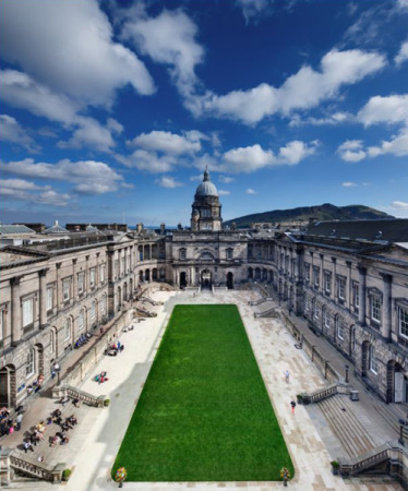 File photo of the University of Edinburgh. (Provided to China Daily)