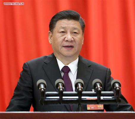 Chinese President Xi Jinping makes a keynote speech at the closing meeting of the first session of the 13th National People's Congress (NPC) at the Great Hall of the People in Beijing, capital of China, March 20, 2018. (Xinhua/Yao Dawei) Chinese President Xi Jinping makes a keynote speech at the closing meeting of the first session of the 13th National People's Congress (NPC) at the Great Hall of the People in Beijing, capital of China, March 20, 2018. (Xinhua/Yao Dawei)