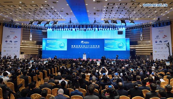 The opening ceremony of the Boao Forum for Asia (BFA) annual conference is held in Boao, south China's Hainan Province, April 10, 2018. (Xinhua/Xing Guangli) The opening ceremony of the Boao Forum for Asia (BFA) annual conference is held in Boao, south China's Hainan Province, April 10, 2018. (Xinhua/Xing Guangli)