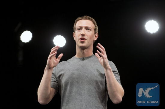 Mark Zuckerberg (Xinhua file photo/Lino De Vallier)