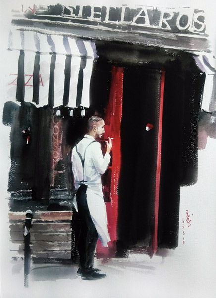 A painting by Chinese painter Yang Yulong. (Photo provided to chinadaily.com.cn)