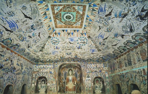 The largest and best preserved cave from the Western Wei Dynasty (Mogao Cave 285). (Photo/Chinaculture.org)