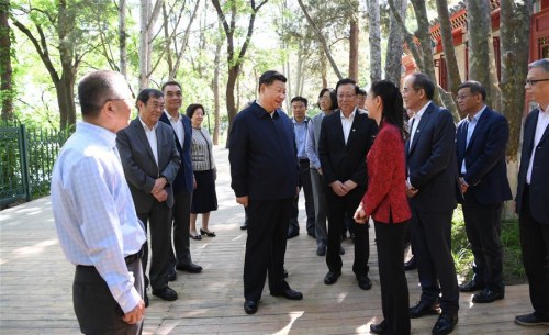 Xi greets students for Youth Day