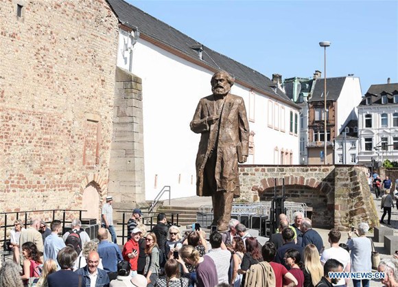 Enthusiasm across Marx's birthplace over bicentennial birth anniversary