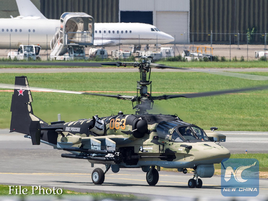 Russian helicopter crashes in Syria, both pilots killed