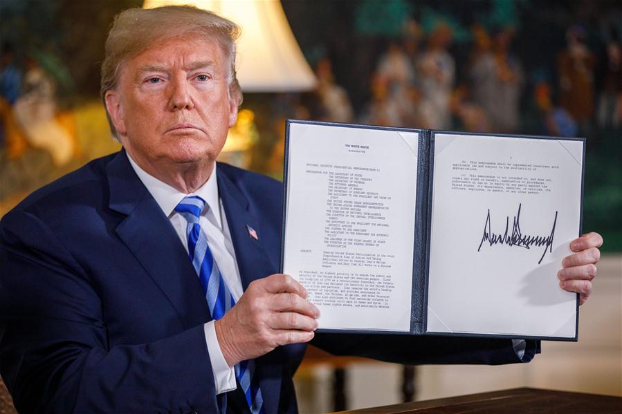 Trump announces U.S. exit from Iran nuclear deal, triggering outcry