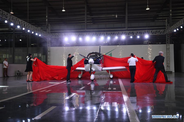China's first airplane developed by private firm completes production