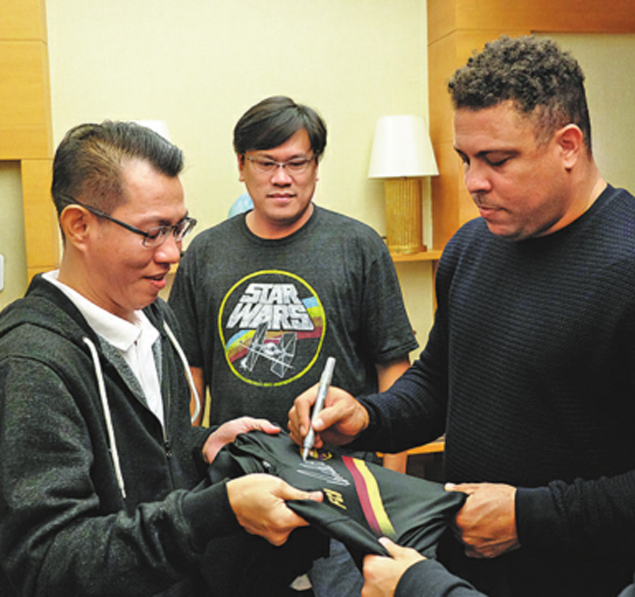 Ronaldo brings Brazilian bravado to Shanghai