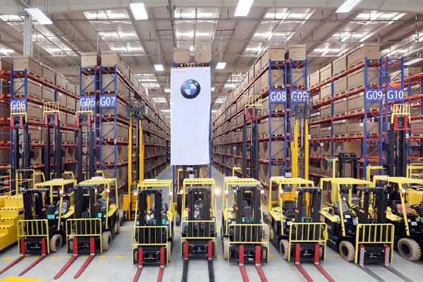 BMW's new regional distribution center in Shanghai, April 9, 2015. (Photo provided to chinadaily.com.cn) BMW's new regional distribution center in Shanghai, April 9, 2015. (Photo provided to chinadaily.com.cn)