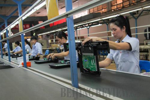 A factory of Chinese home appliances giant TCL in Ho Chi Minh City, Viet Nam (XINHUA) A factory of Chinese home appliances giant TCL in Ho Chi Minh City, Viet Nam (XINHUA)