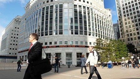 File photo of 30 South Colonnade is a landmark office building at the core of Canary Wharf, London. File photo of 30 South Colonnade is a landmark office building at the core of Canary Wharf, London.