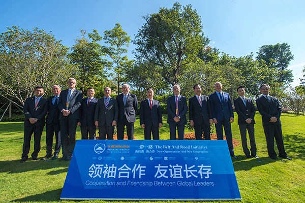 Former international leaders attended the 2015 Imperial Spring International Forum, which ended on Saturday in Guangzhou, the capital of Guangdong province. (Photo: chinadaily.com.cn/Qiu Quanlin) Former international leaders attended the 2015 Imperial Spring International Forum, which ended on Saturday in Guangzhou, the capital of Guangdong province. (Photo: chinadaily.com.cn/Qiu Quanlin)