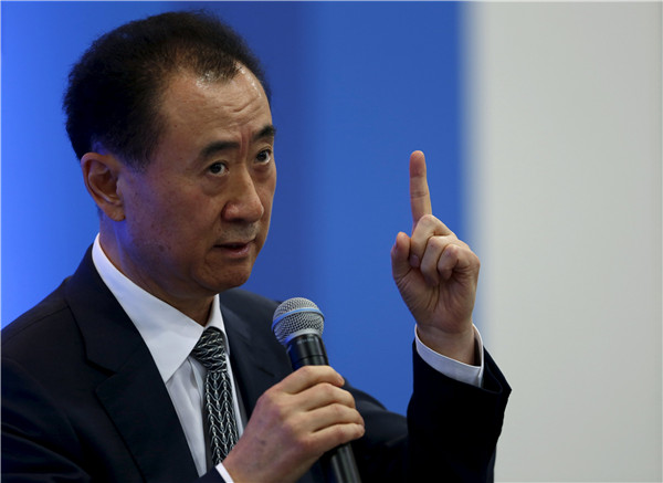 Wang Jianlin, chairman of Dalian Wanda Group Co.(Photo/China Daily) Wang Jianlin, chairman of Dalian Wanda Group Co.(Photo/China Daily)