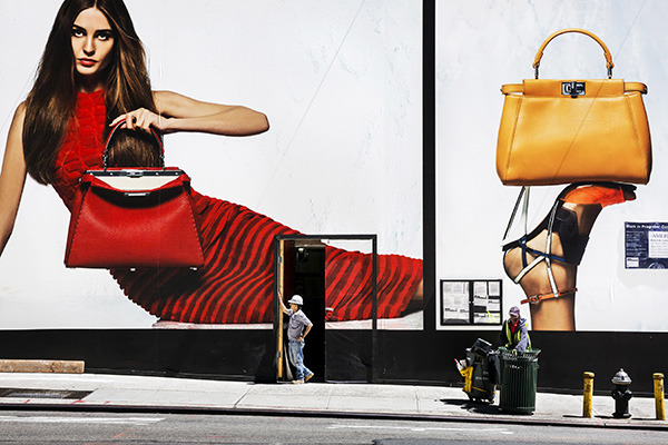 A Fendi billboard on 57th Street, New York City. Fendi covers fur, leather goods, shoes, fragrances, eyewear, timepieces and accessories. (Photo provided to China Daily) A Fendi billboard on 57th Street, New York City. Fendi covers fur, leather goods, shoes, fragrances, eyewear, timepieces and accessories. (Photo provided to China Daily)