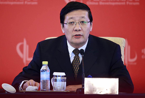 China's Finance Minister Lou Jiwei speaks at the China Development Forum in Beijing on Sunday. (Photo by Feng Yongbin/China Daily) China's Finance Minister Lou Jiwei speaks at the China Development Forum in Beijing on Sunday. (Photo by Feng Yongbin/China Daily)