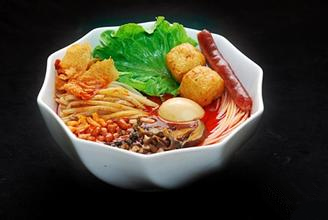 Liuzhou's signature street food--river snail rice noodles, or Luosifen Liuzhou's signature street food--river snail rice noodles, or Luosifen