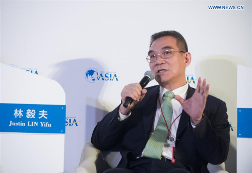 Economist Justin Lin Yifu speaks at the session Dialogue of Asian Civilizations during the Boao Forum for Asia (BFA) Annual Conference 2016 in Boao, south China's Hainan Province, March 23, 2016. (Xinhua/Weng Xinyang) Economist Justin Lin Yifu speaks at the session Dialogue of Asian Civilizations during the Boao Forum for Asia (BFA) Annual Conference 2016 in Boao, south China's Hainan Province, March 23, 2016. (Xinhua/Weng Xinyang)