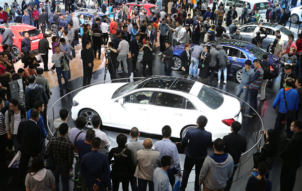 Auto China, which has attracted 1,600 exhibitors from 14 countries and regions, opened to the public on April 27, 2016. Auto sales in China reached 24.6 million last year.WANG ZHUANGFEI / CHINA DAILY Auto China, which has attracted 1,600 exhibitors from 14 countries and regions, opened to the public on April 27, 2016. Auto sales in China reached 24.6 million last year.WANG ZHUANGFEI / CHINA DAILY