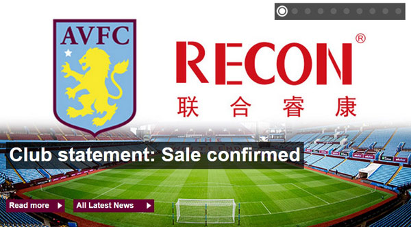 The club's website confirms the sale. The club's website confirms the sale.