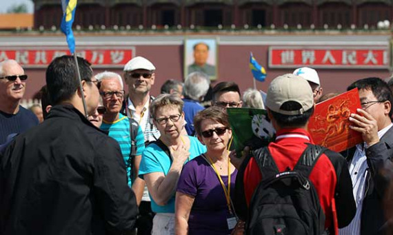 More than 137 million foreign travelers are expected to visit the country in 2016. (Photo: China Daily/Asianewsphoto Zou Hong) More than 137 million foreign travelers are expected to visit the country in 2016. (Photo: China Daily/Asianewsphoto Zou Hong)