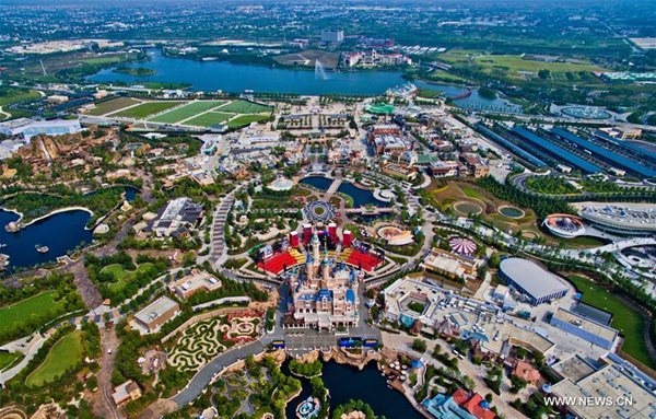 A general view of Shanghai Disney Resort. (Photo/Xinhua) A general view of Shanghai Disney Resort. (Photo/Xinhua)