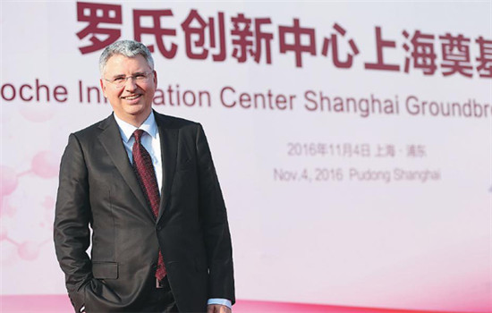 Severin Schwan, chief executive officer of Roche Group. (PROVIDED TO CHINA DAILY) Severin Schwan, chief executive officer of Roche Group. (PROVIDED TO CHINA DAILY)