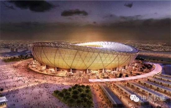 The picture shows the look of the Lusail stadium, the construction of which is due to be completed by 2020. (Photo from Wechat)