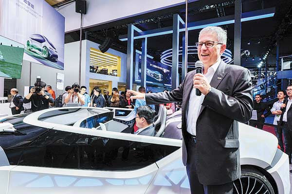 Rolf Bulander, chairman of Bosch's Mobility Solutions business sector, said the company aims to better meet the needs of the Chinese market in the future.(Photo provided to China Daily) Rolf Bulander, chairman of Bosch's Mobility Solutions business sector, said the company aims to better meet the needs of the Chinese market in the future.(Photo provided to China Daily)