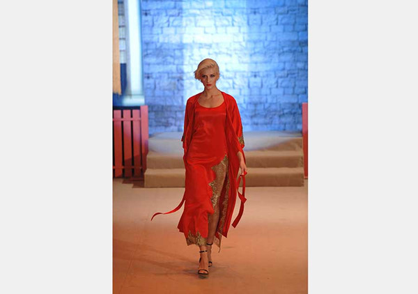 Designer Vannina has revolutionized lingerie standards and invented innerwear as outerwear fashion.(Photo provided to chinadaily.com.cn) Designer Vannina has revolutionized lingerie standards and invented innerwear as outerwear fashion.(Photo provided to chinadaily.com.cn)